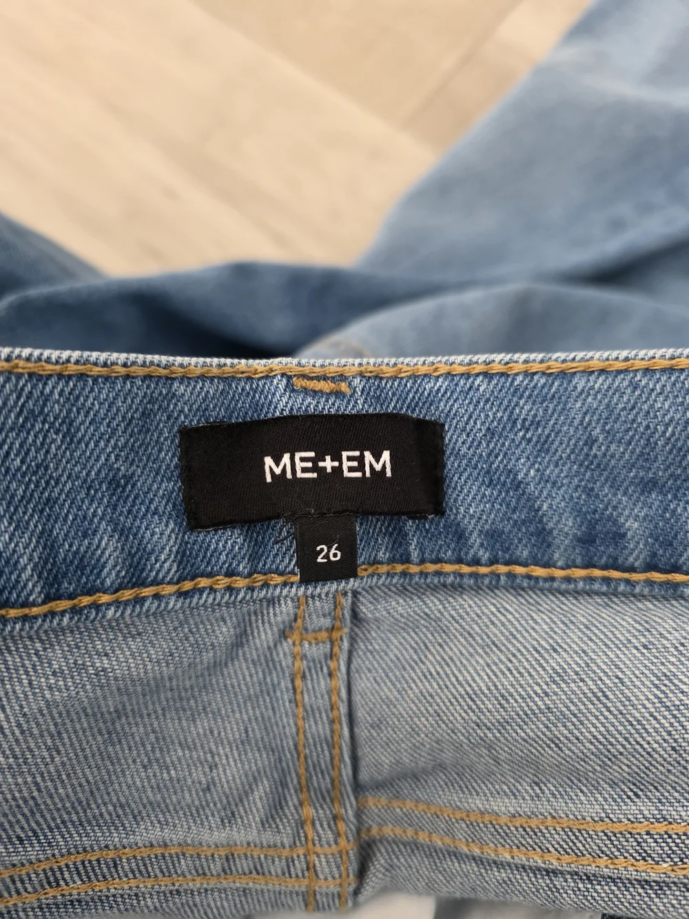 ME+EM Straight Leg Light Wash Jeans Women’s Size 26 - Picture 13 of 15